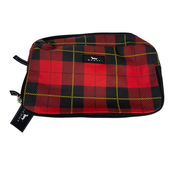 Scout Handbags - SCOUT 3-Way Bag Travel Makeup Pouch Toiletry Bag Three Zip remember the tartans